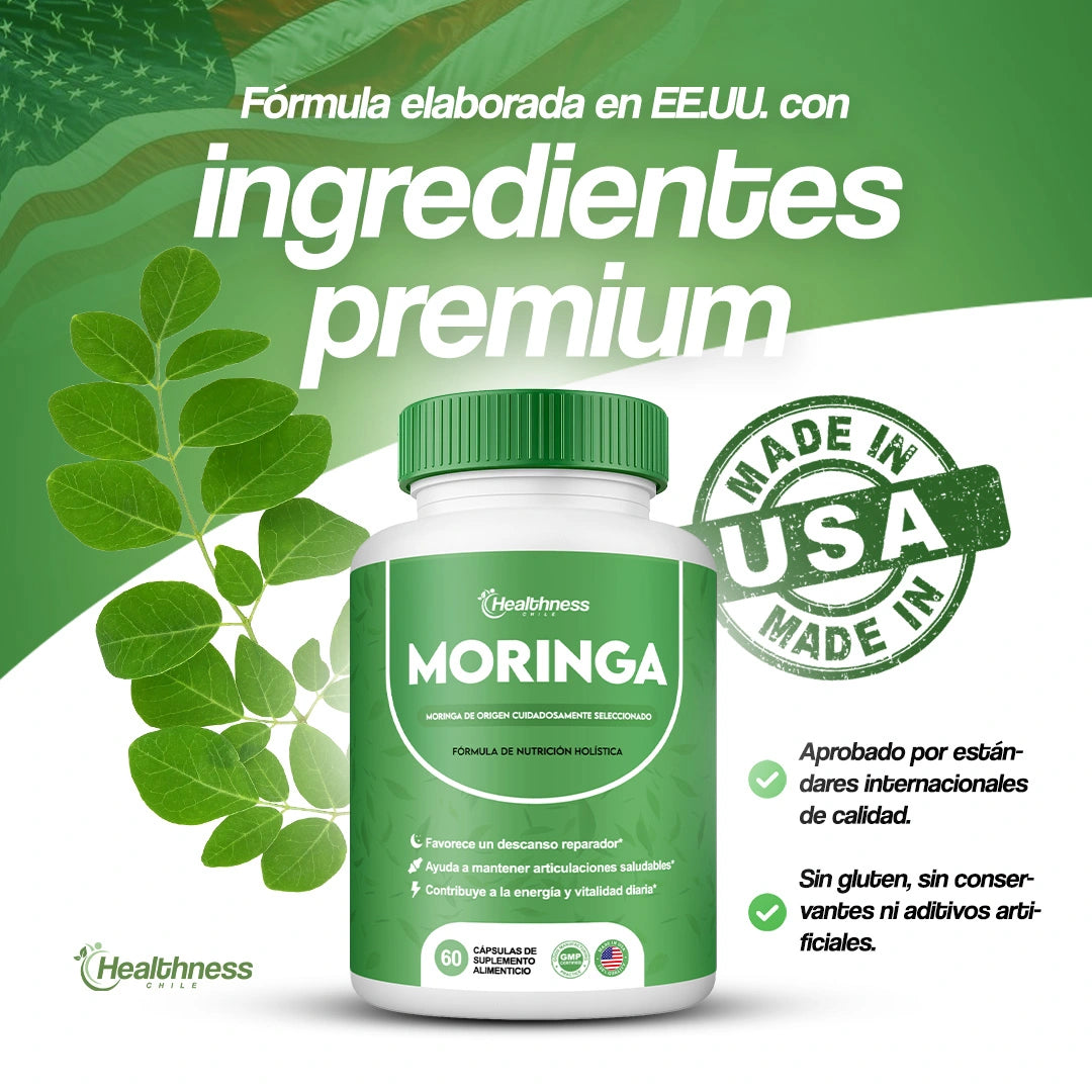 Moringa+® | Adiós cansancio, hinchazón y mente agotada