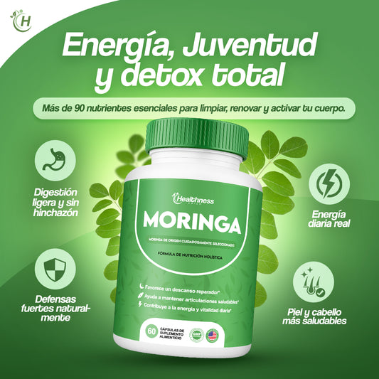 Moringa+® | Adiós cansancio, hinchazón y mente agotada