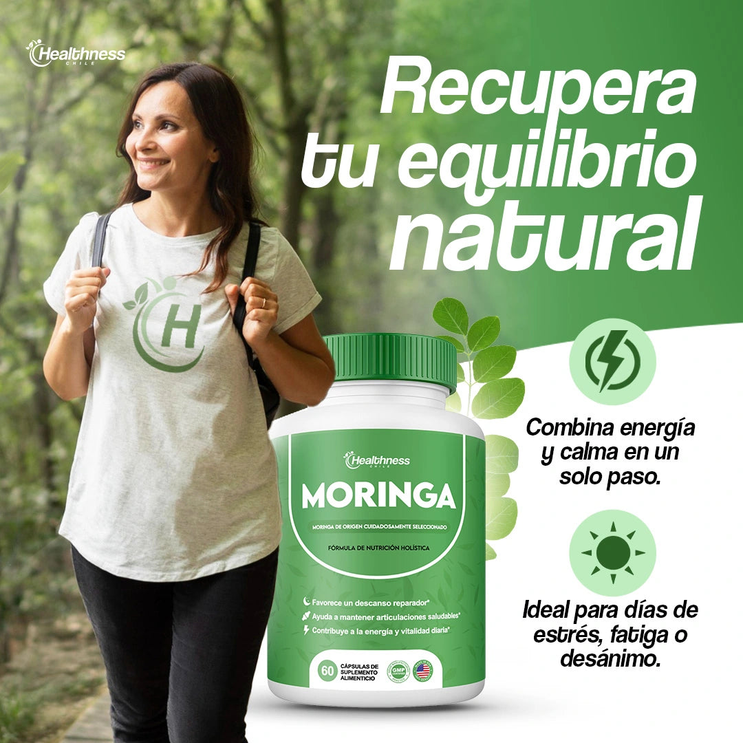 Moringa+® | Adiós cansancio, hinchazón y mente agotada